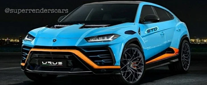 Electric Macan EV Orange accents on Frozen Blue Macan EV lamborghini-urus