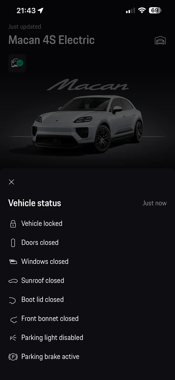 Electric Macan EV Nearside (left) front window opening itself IMG_3115