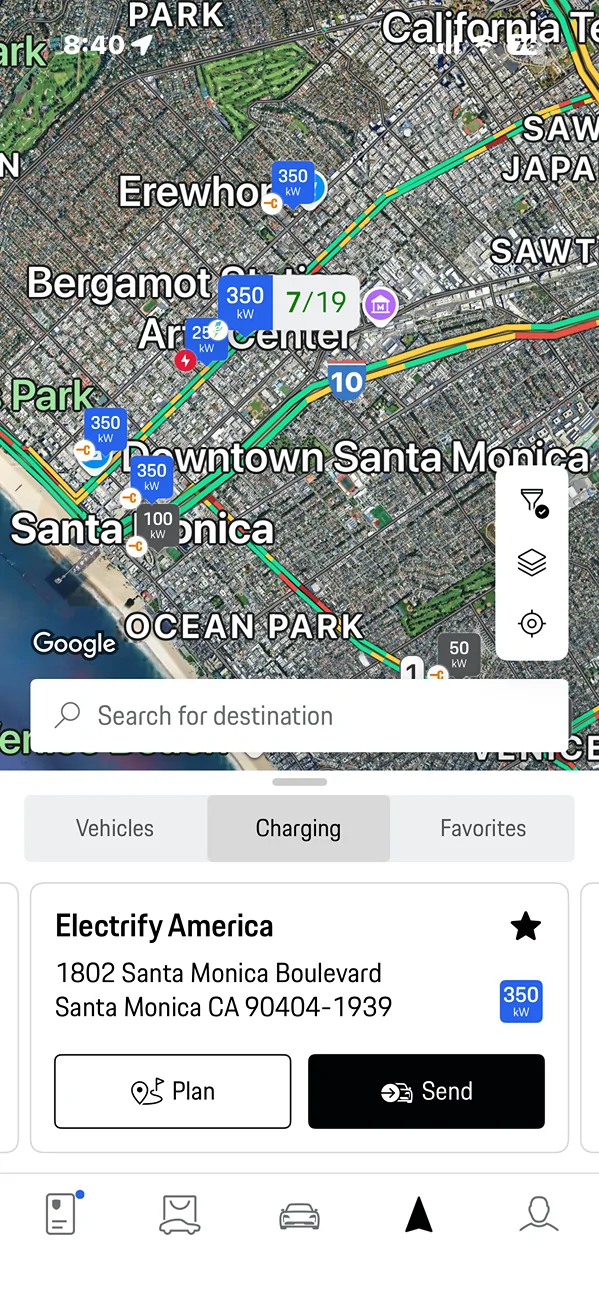 Electric Macan EV Preconditioning & charging planner IMG_1480