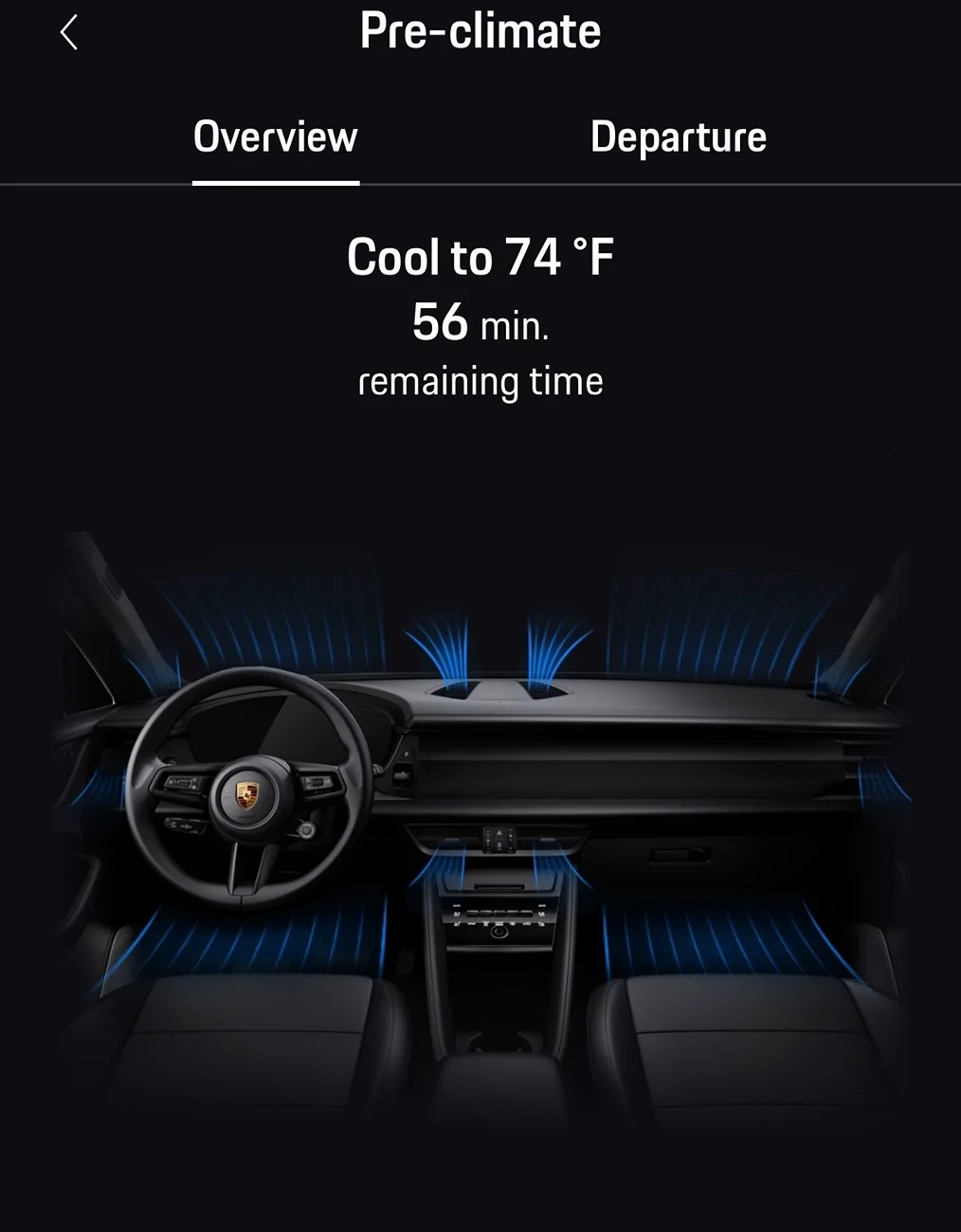 Electric Macan EV Pre-Cooling in the Winter! macan-cooling