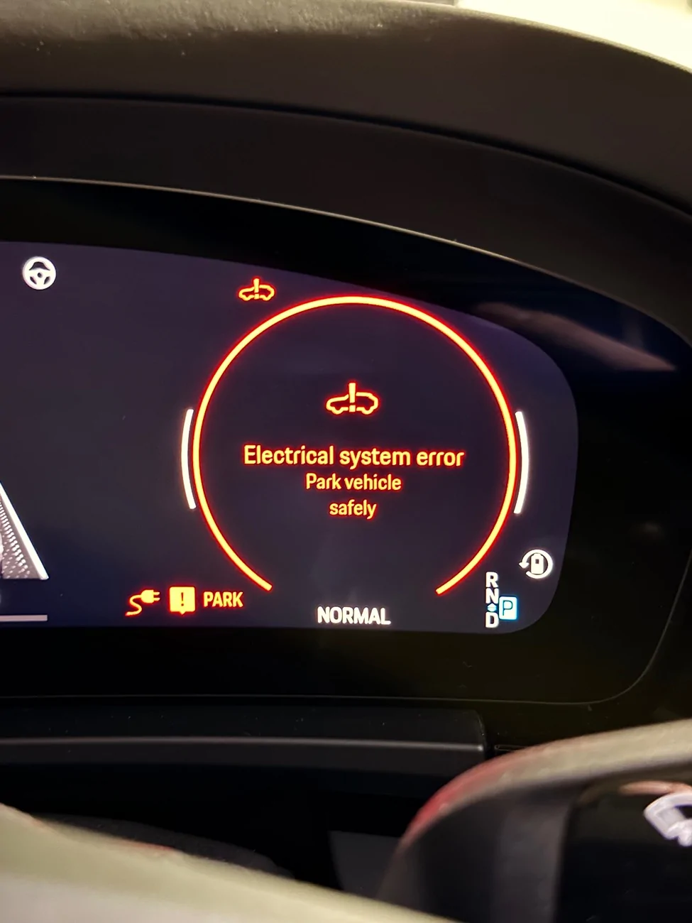 Electric Macan EV 2025 Macan EV charging interruption followed by multiple electrical errors and undriveable vehicle IMG_6610