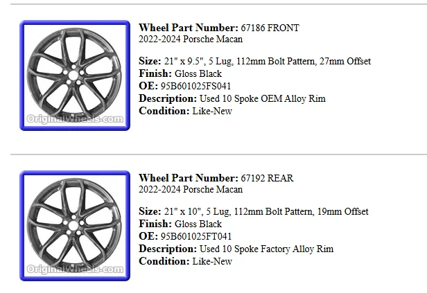 Electric Macan EV Are these original Porsche (Macan) rims? 1767122227386-wm