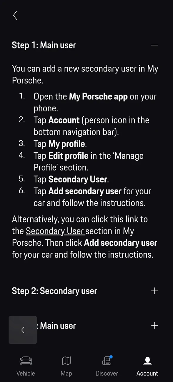 Electric Macan EV How to Log In as Main User? Screenshot_20260110_062138