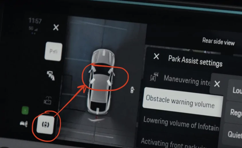 Electric Macan EV MY '26 Info Request (3D Surround View/Kerb Assist vs 2D Surround View 'side' view) Screenshot 2026-01-10 at 16.42.22