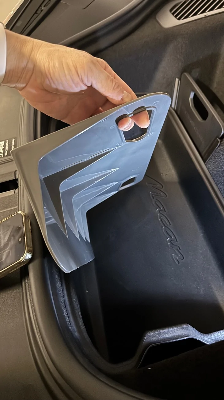 Electric Macan EV Frunk platform IMG_2556