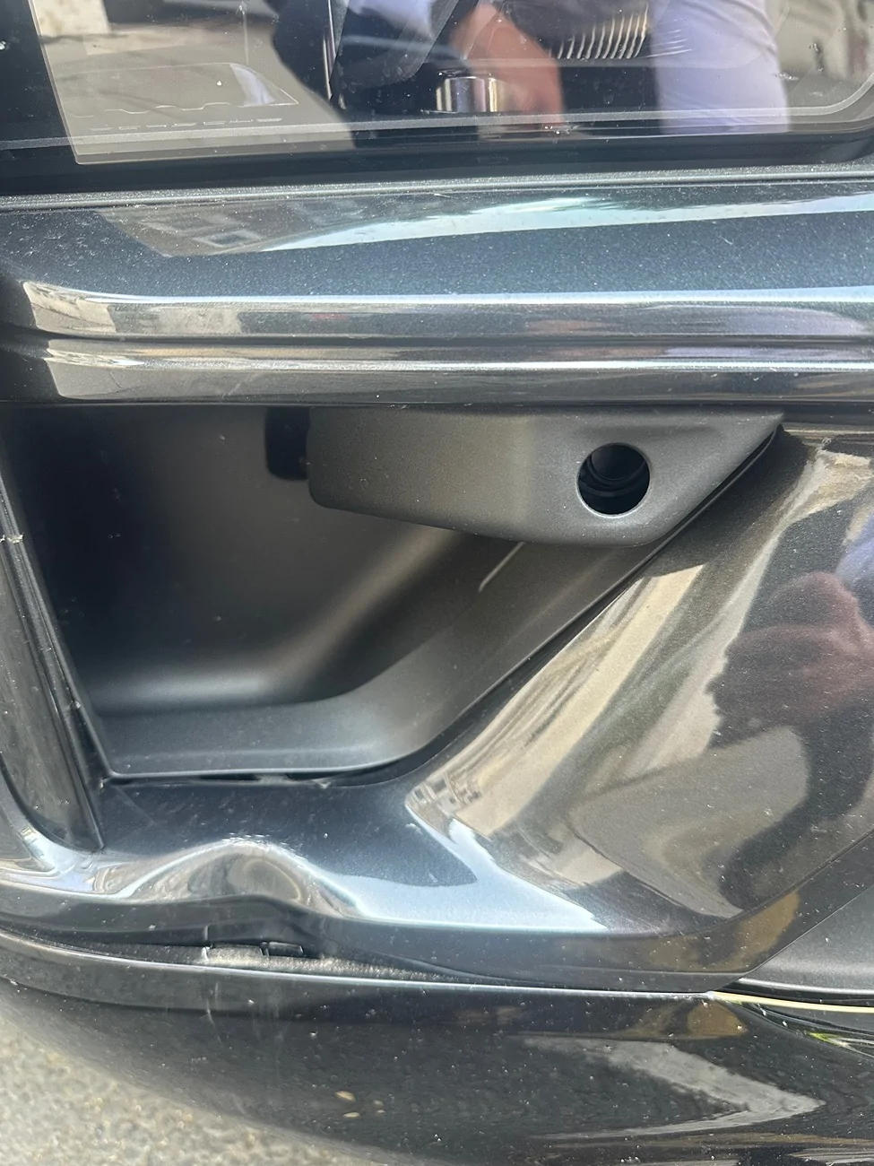 Electric Macan EV Rear crash damage IMG_2780