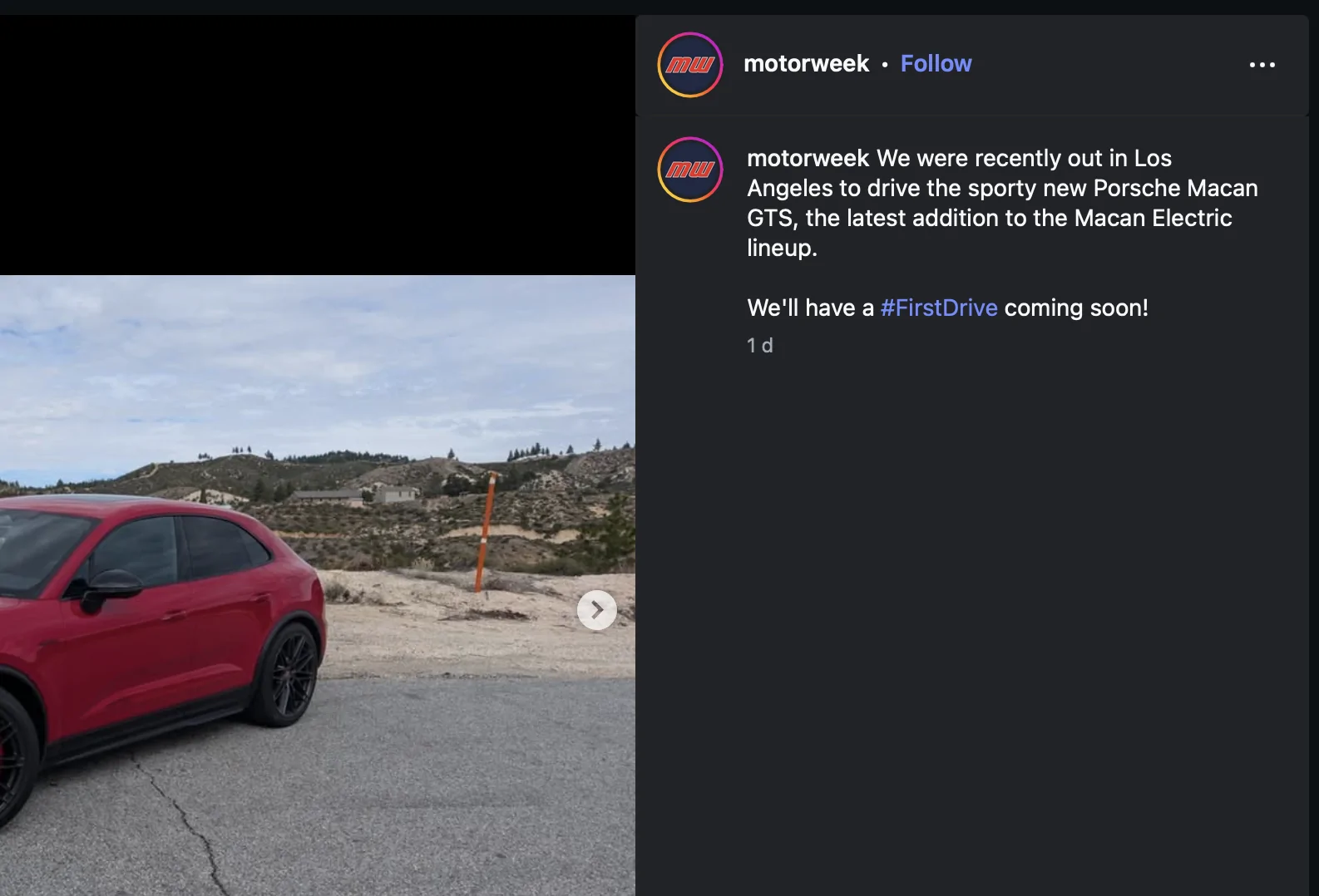 Electric Macan EV New Macan GTS real-life images Screenshot 2026-02-10 at 18.27.02