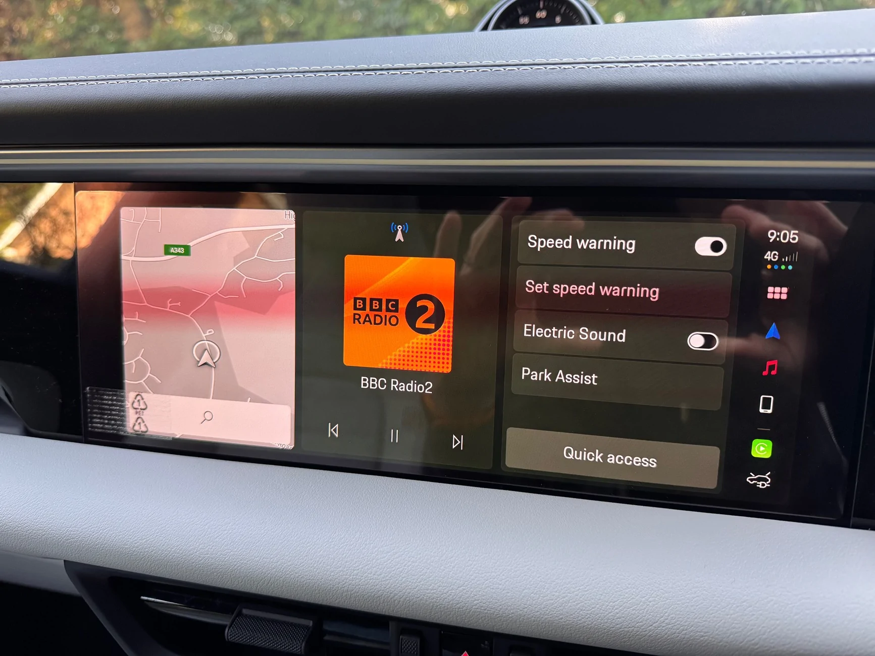 Electric Macan EV Change items in Quick Access IMG_0322