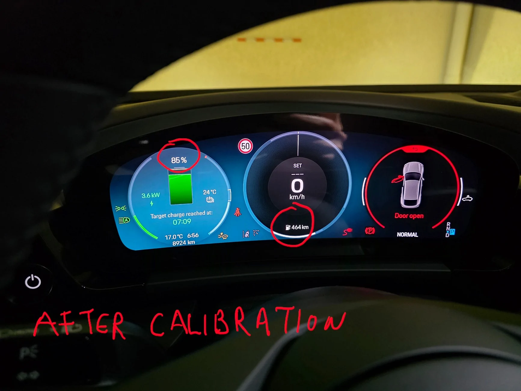 Electric Macan EV Battery cells reset/rebalancing after erratic SoC readings 20260318_065612