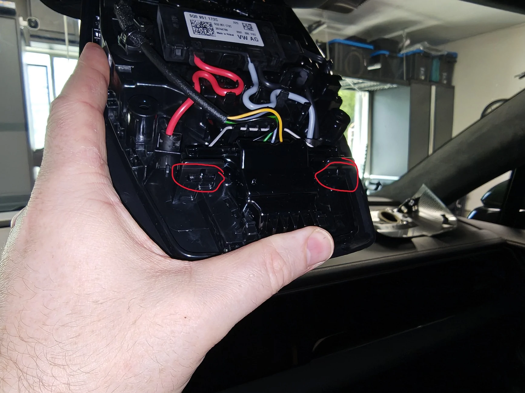 Electric Macan EV FitCAMX Dashcam Install 4