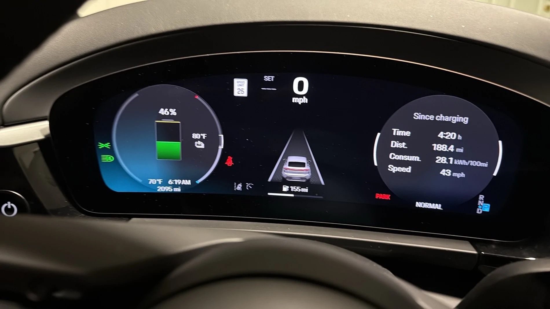 Electric Macan EV So happy with range on first long trip IMG_0785