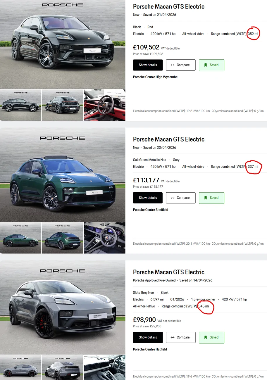 Electric Macan EV Anyone getting more than 2.8m/kwh on the Macan GTS EV? 1776764732181-sx