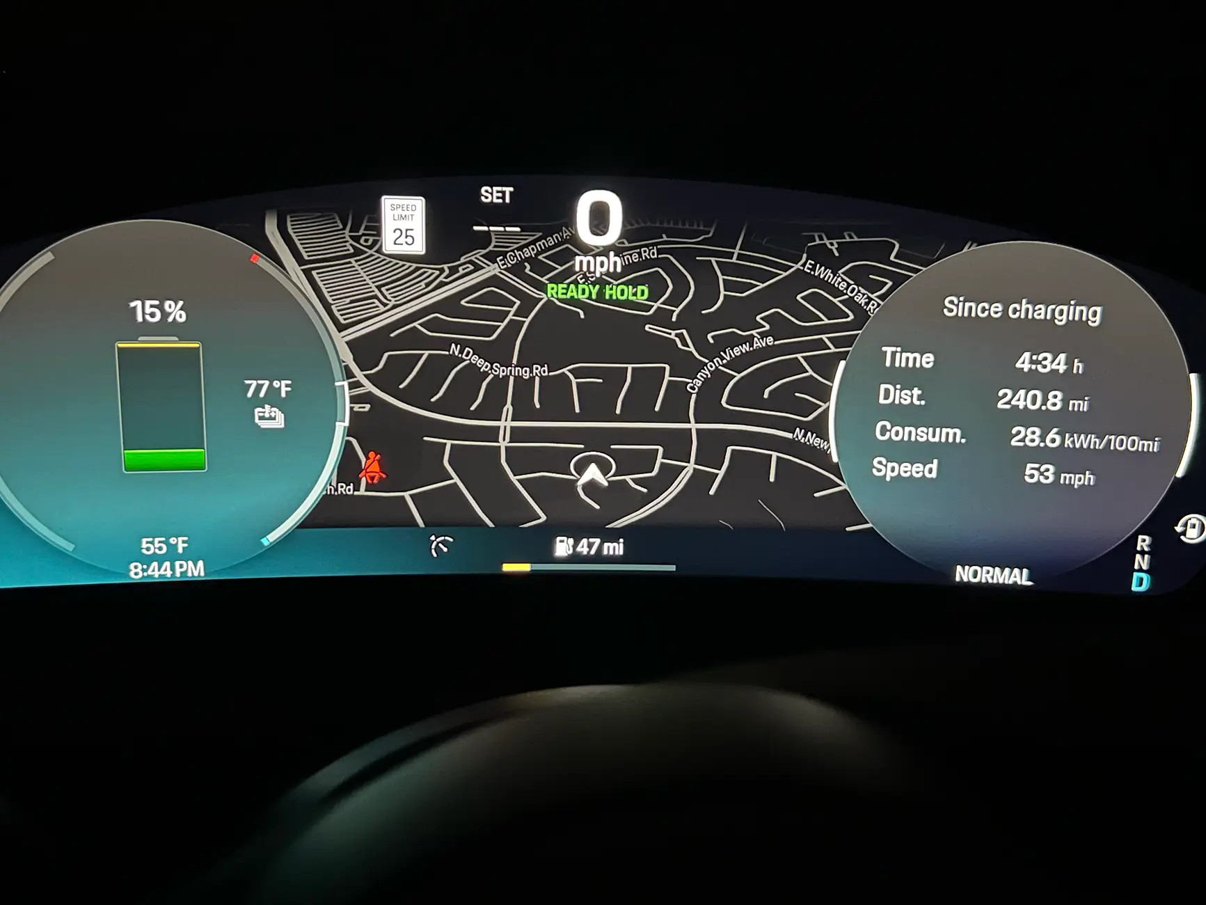 Electric Macan EV First long trip and charging with Tesla tempImagefisj7d