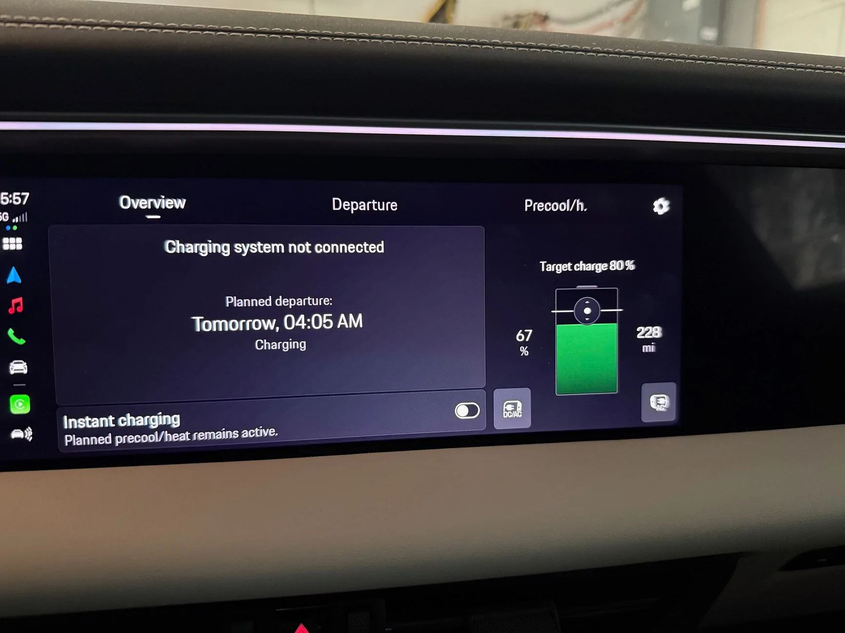 Electric Macan EV MyPorsche App: Something went wrong for Departure Settings IMG_1132