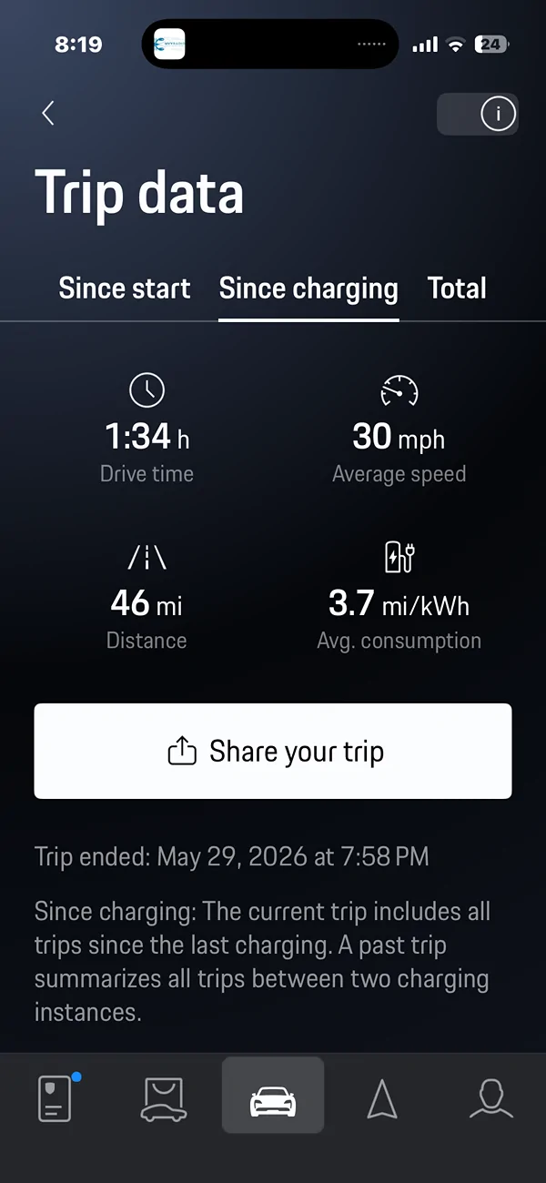 Electric Macan EV Porsche App IMG_4745