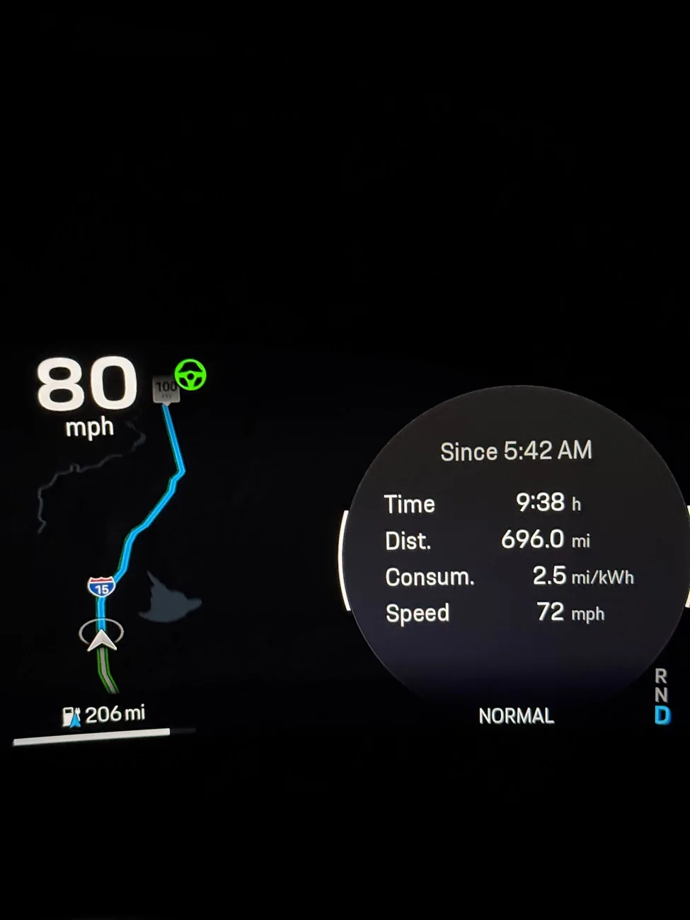 Electric Macan EV ROUTE MONITOR - NAVIGATION IMG_1434