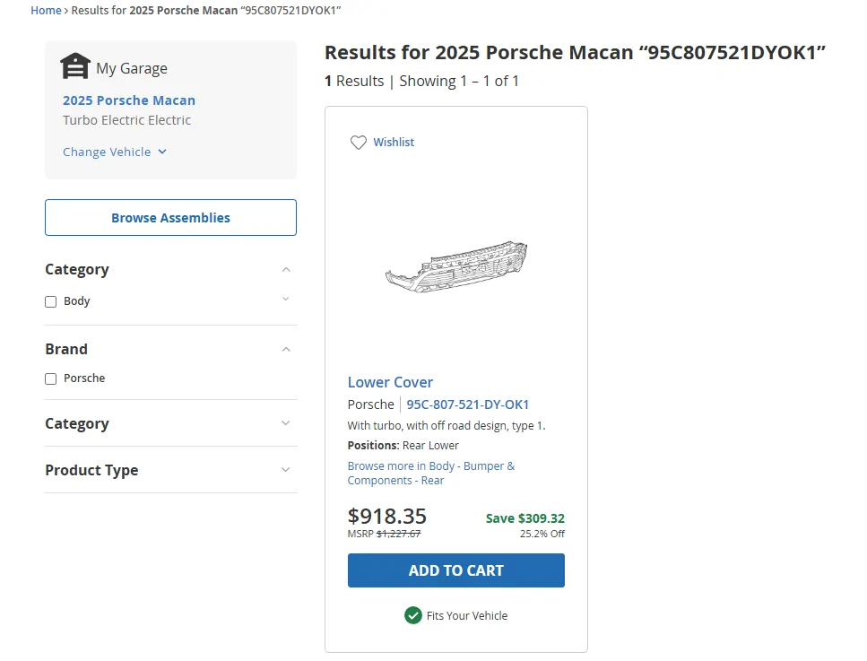Electric Macan EV Rear Bumper Diffuser swap  Possible? Macan Turbo  Rear Bumper diffuser