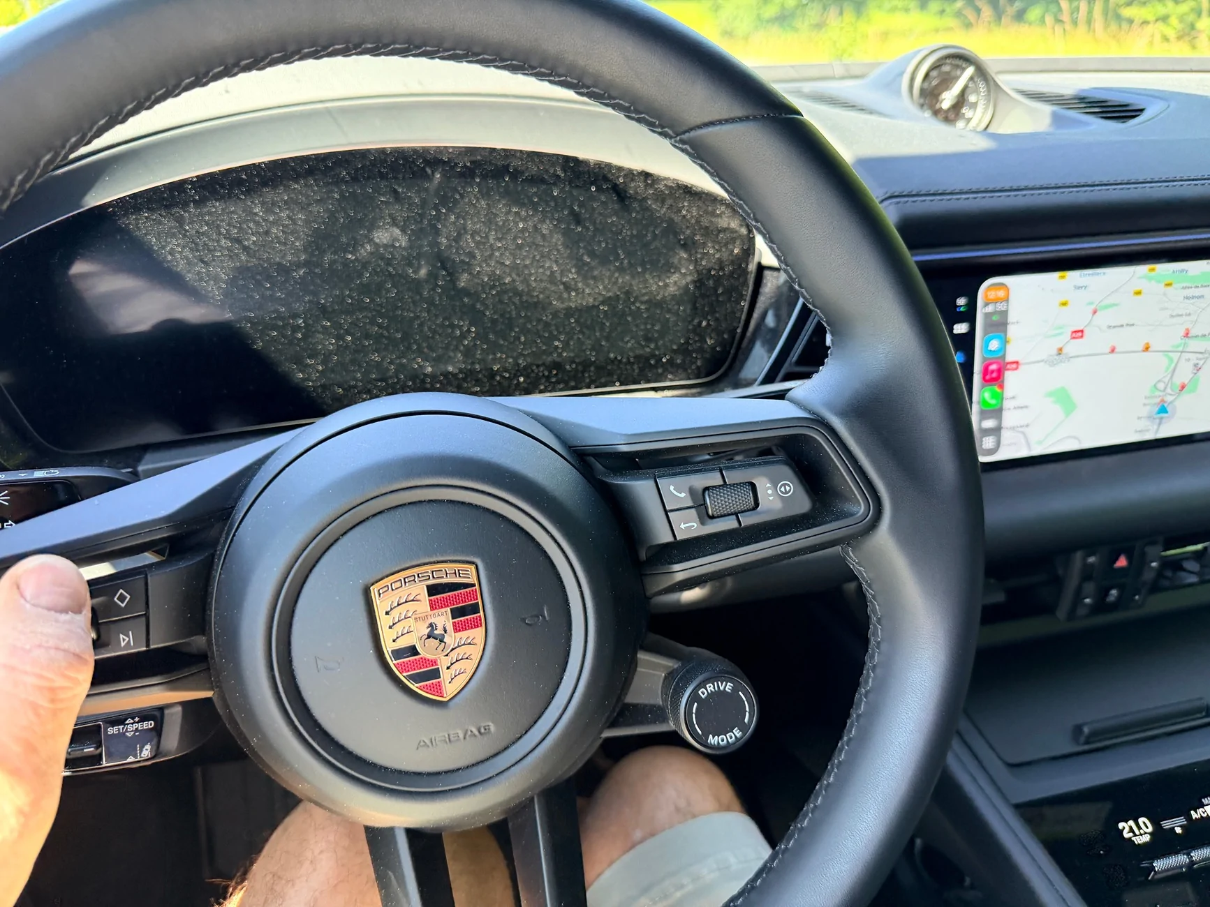 Electric Macan EV Black dashboard IMG_1403