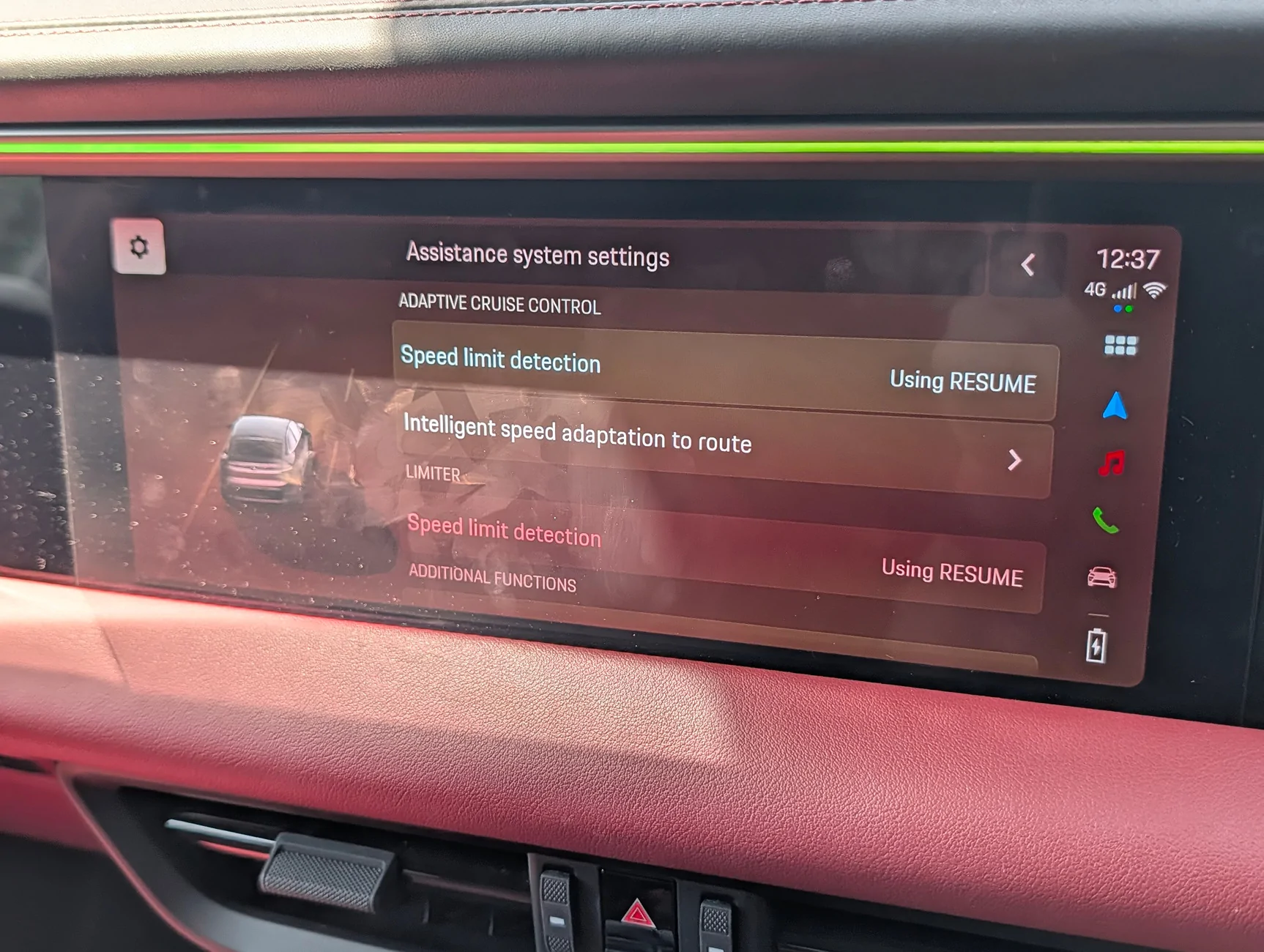 Electric Macan EV Navigation updates PXL_20260623_113733380