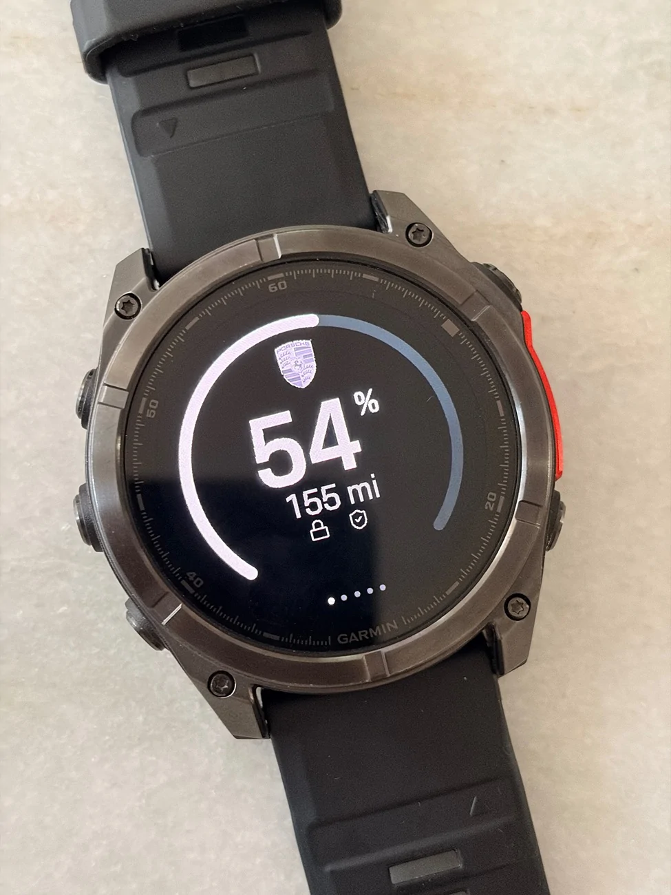 Electric Macan EV Garmin Fenix 8 Watch Porsche App IMG_1438