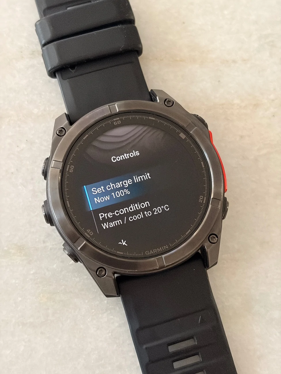 Electric Macan EV Garmin Fenix 8 Watch Porsche App IMG_1443