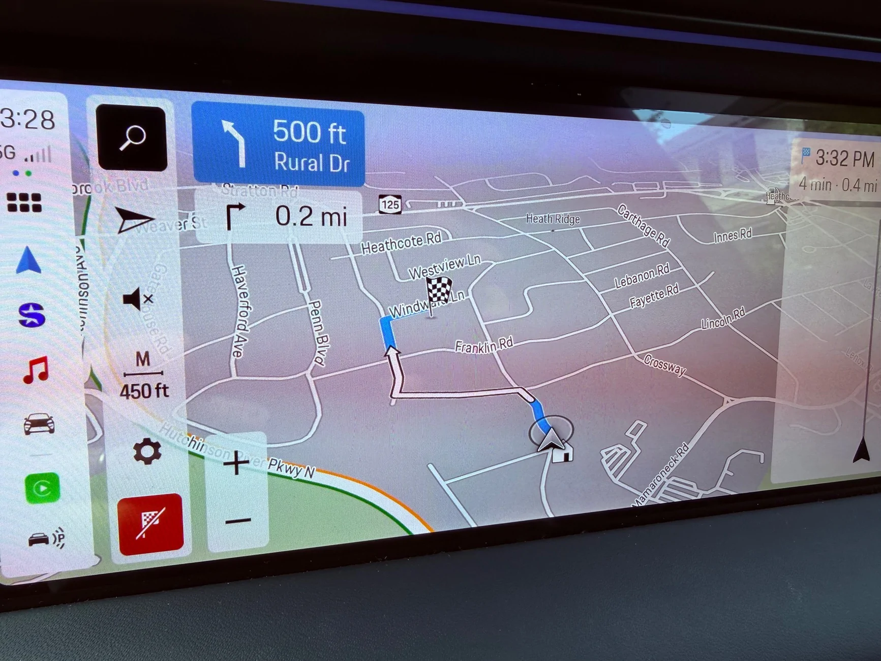 Electric Macan EV Porsche Navigation versus CarPlay Navigation: Is there a clear winner? IMG_2268