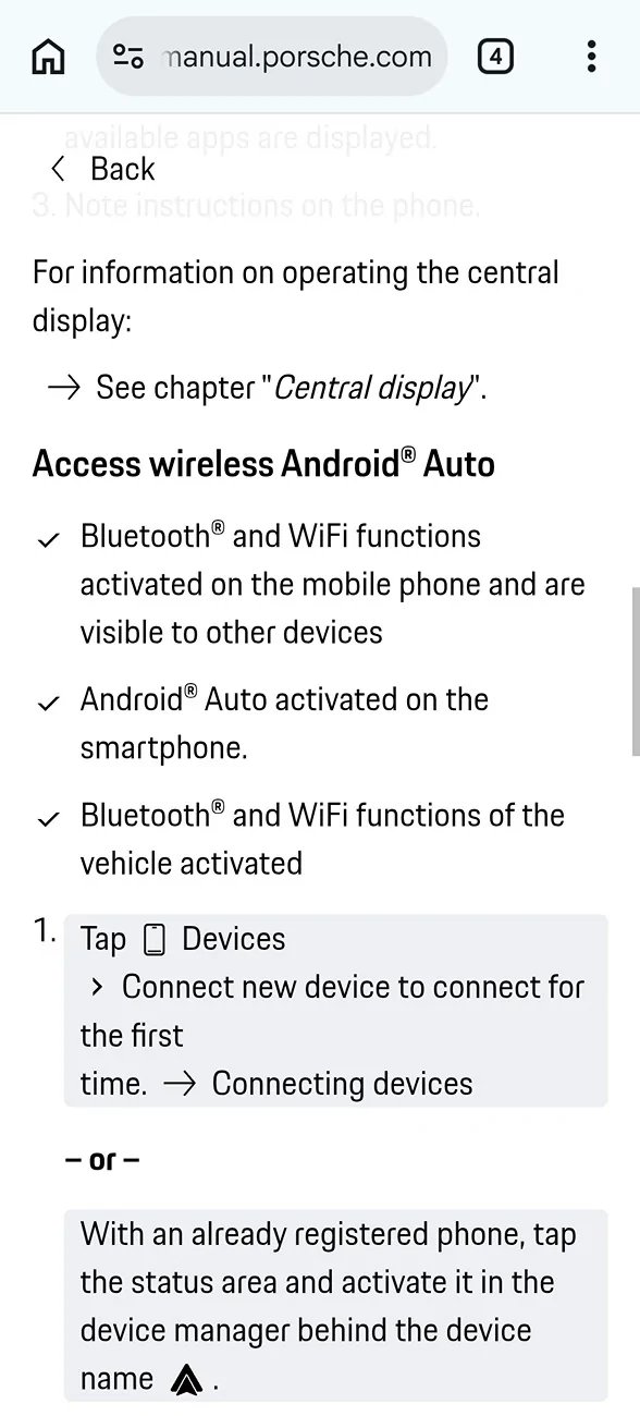Electric Macan EV The Multimedia system is very poor for MENA Screenshot_20260712_071920_Chrome Beta