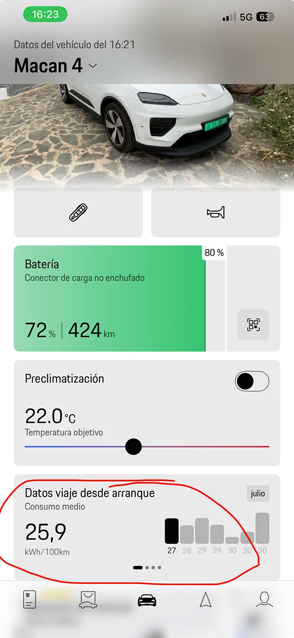 Electric Macan EV July 2026 Consumption - Post Yours Captura 2026-08-01 a las 16.23.18