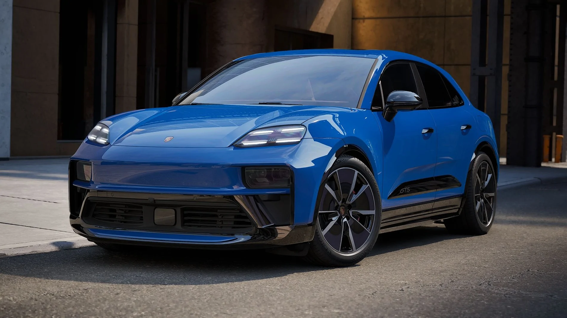 Electric Macan EV Who Else Is Waiting? 2027 Macan GTS Electric in Oak Green Metallic Neo Macan GTS (1)