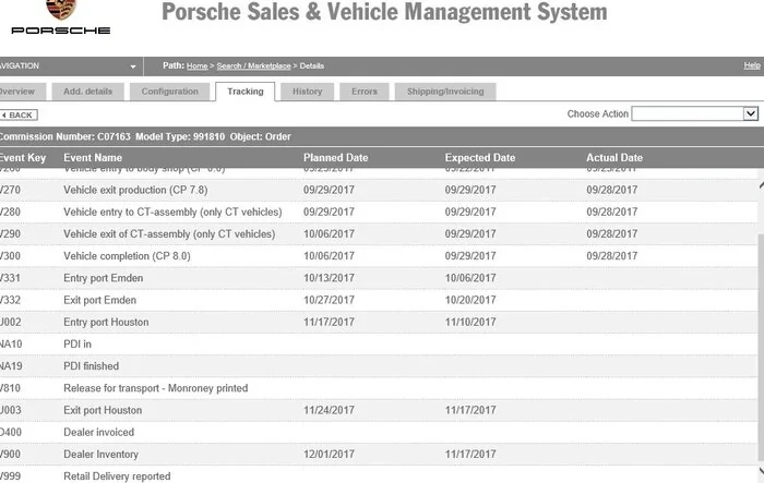 Macan EV Order Tracking Guide (V Codes / Status Explained)