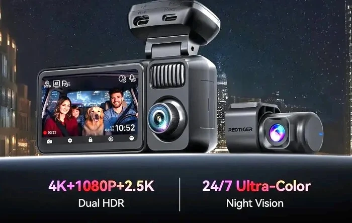 Redtiger F17 Elite Dash Cam is Here! See Color in the Dark! Grab $140 Discount!