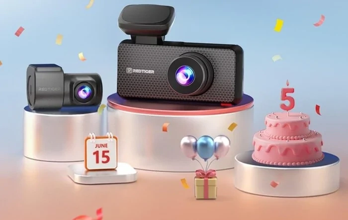 Share Your Road Memories – Win a Dash Cam plus up to $90 in Discounts – Celebrate Redtiger's 5th Anniversary