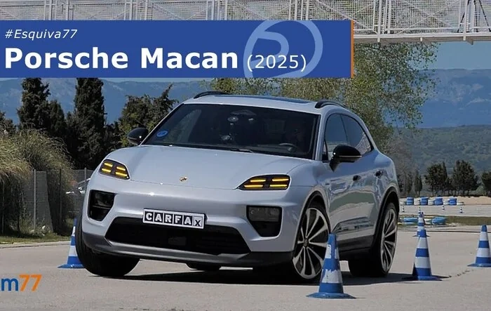 Macan 4 maneuver handling tests video (moose test)