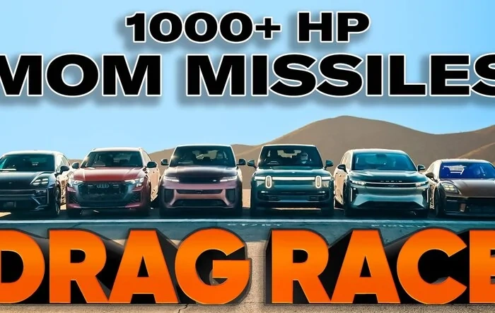Cammisa drag race including a Macan Turbo EV