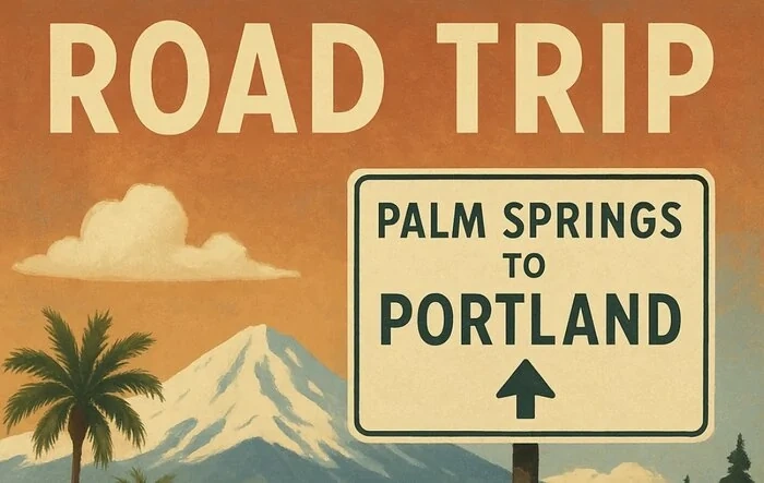 First Road Trip  Palm Springs to Portland