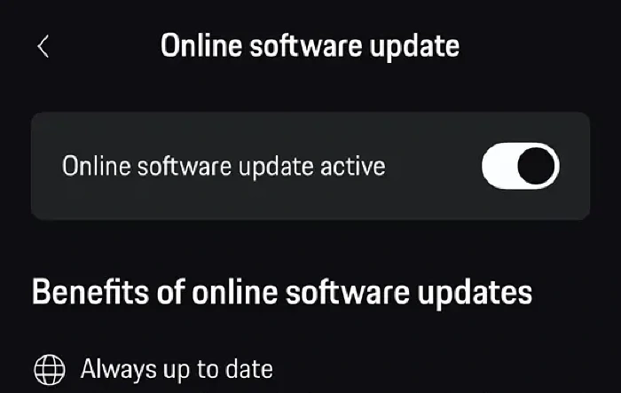 My Porsche app: New ‘Online Software Update’ / OTA Function?